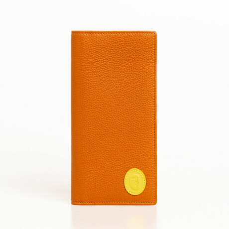 Vertical Bifold Wallet // Yellow