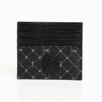 Monogram Card Holder Wallet // Black