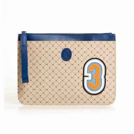 Monogram Large Pouch // Taupe
