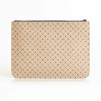 Monogram Large Pouch // Taupe