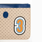 Monogram Large Pouch // Taupe