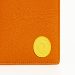 Vertical Bifold Wallet // Yellow