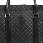 Monogram Shopping Bag // Black