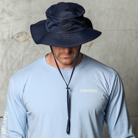 Sun Ops Bucket Hat // Upf 50+ // Navy Blue (XS)