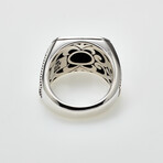 Men's Cross Ring // Silver (9)