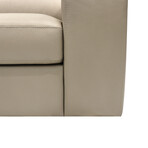Lombardi Collection // Italian Leather Upholstered Sofa + Adjustable Headrests // Mocha