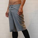 303 Fit Street Slim Fit Board Shorts // Dark Heather Gray (32)
