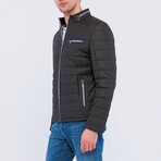Matte Quilted Jacket // Black (XL)