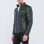 Quilted Jacket // Green (L)