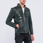 Quilted Jacket // Green (L)