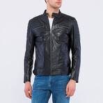Wellington Leather Jacket // Black (L)
