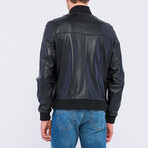 Lisbon Leather Jacket // Black (M)