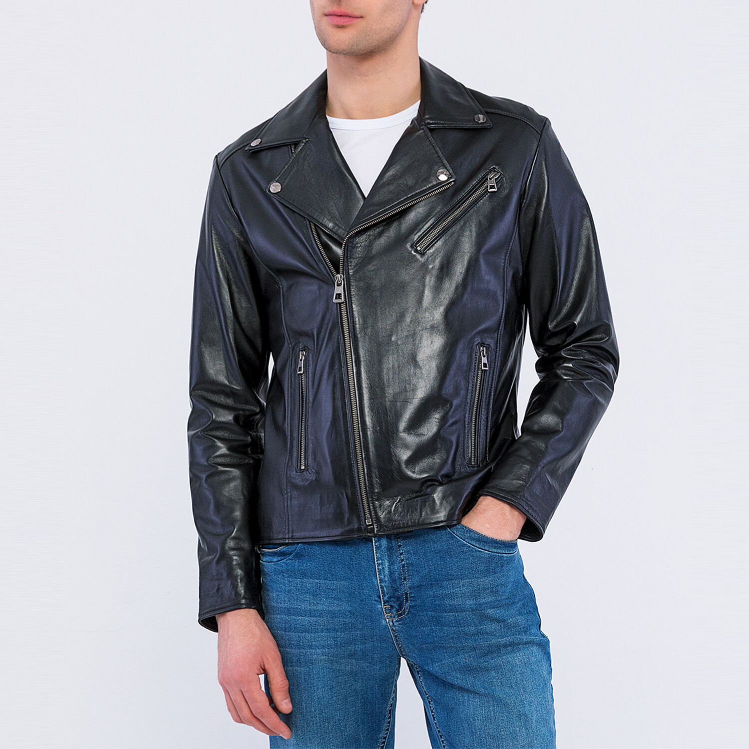 Buenos Aires Leather Jacket // Black (3XL) - Basics&More Leather ...