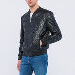 Diamond Quilted Jacket // Black (XL)