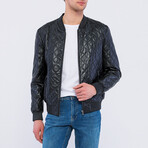 Diamond Quilted Jacket // Black (3XL)