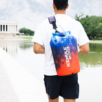 Classic Cooler Bag // Red + White + Blue (Small)