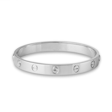 Cartier 18K White Gold Love Bracelet // Size: 17 cm // Pre-Owned