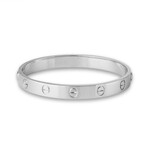 Cartier 18K White Gold Love Bracelet // Size: 17 cm // Pre-Owned