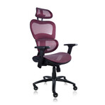 Nouhaus Ergo3D Ergonomic Office Chair // Dark Burgundy