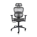 Nouhaus Ergo3D G1 Ergonomic Office Chair // Silver Gray