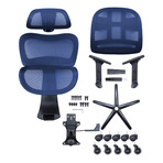 Nouhaus Ergo3D G1 Ergonomic Office Chair // Brilliant Blue