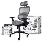 Nouhaus Ergo3D G1 Ergonomic Office Chair // Silver Gray