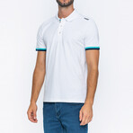 Jamison Short Sleeve Polo Shirt // White (S)