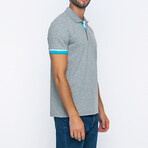 Noah Short Sleeve Polo Shirt // Gray Melange (S)