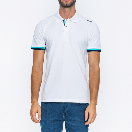 Jamison Short Sleeve Polo Shirt // White (XS)