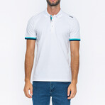 Jamison Short Sleeve Polo Shirt // White (S)