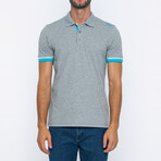 Noah Short Sleeve Polo Shirt // Gray Melange (L)