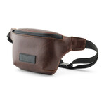 Leather Fanny Pack (Black)
