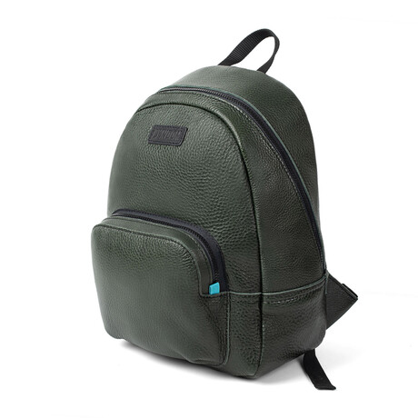 Leather Backpack (Green)