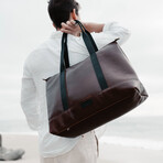 Leather Duffle (Green)