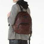 Leather Backpack (Green)
