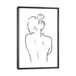 Female Body Sketch II by Nouveau Prints (26"H x 18"W x 0.75"D)