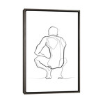 Nude Figure No 1 by Dane Khy (26"H x 18"W x 0.75"D)