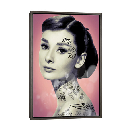 Audrey Hepburn Tattooed by Andrew M Barlow