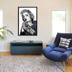 Marilyn Monroe by Inked Ikons (26"H x 18"W x 0.75"D)