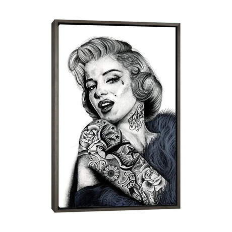 Marilyn Monroe by Inked Ikons (26"H x 18"W x 0.75"D)