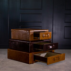 Stacked Suitcases Side Table