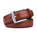 Genuine Leather Dress Belt // Brown (30)
