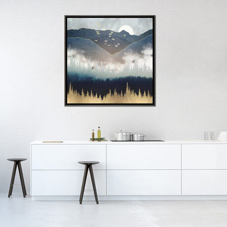 Blue Mountain Mist by SpaceFrog Designs (18"W x 18"H x 0.75"D)