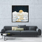 Golden Ocean by SpaceFrog Designs (18"W x 18"H x 0.75"D)