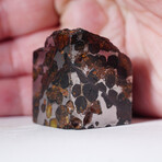 Seymchan Pallasite Meteorite Cube // 70g