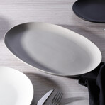 Large Oval Serving Platter (White)