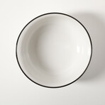 The frök 4-Piece Retro Bowl Set (White)