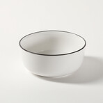The frök 4-Piece Retro Bowl Set (White)