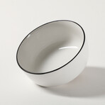 The frök 4-Piece Retro Bowl Set (White)