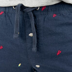 PUREtec cool™ Stretch Linen Cotton E-Waist Shorts // Navy Blazer Clmabake (XS)